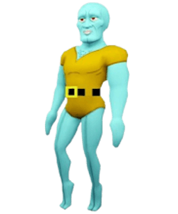 Handsome Squidward (Glow)