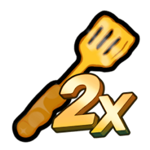 2x Gold Spatulas (Glow)