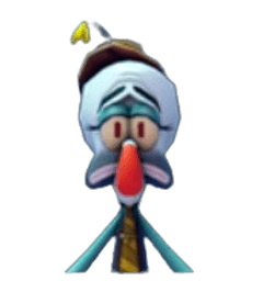Squidward The Sad Clown (Glow)