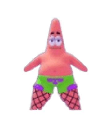 Fishnet Patrick (Glow)